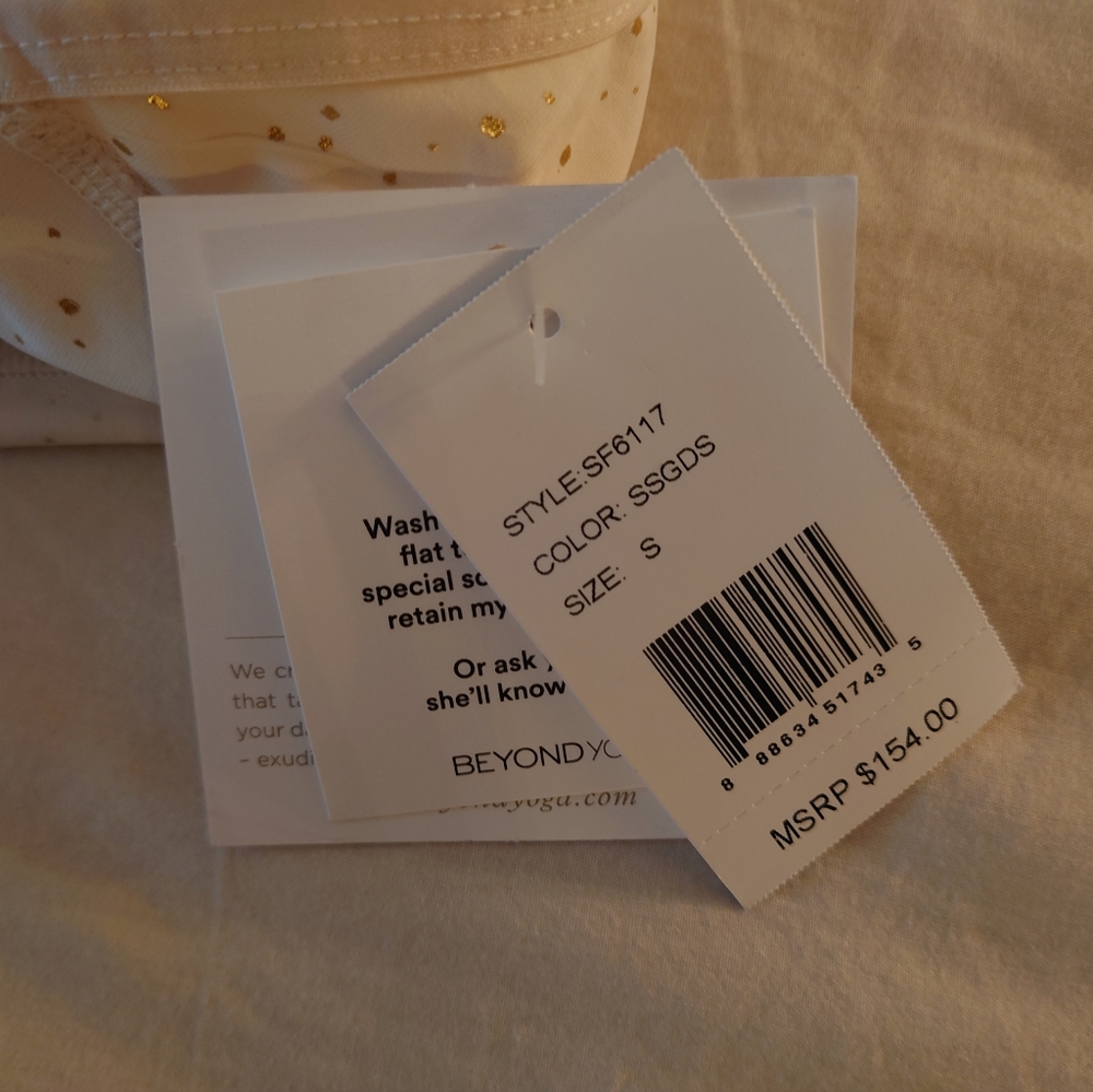NWT Gold Ivory BEYOND YOGA Alloy Ombre Elevation Jumpsuit S Carbon38 Small HTF - Picture 10 of 11